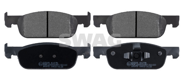 Brake Pad Set, disc brake - 60 91 6975 SWAG